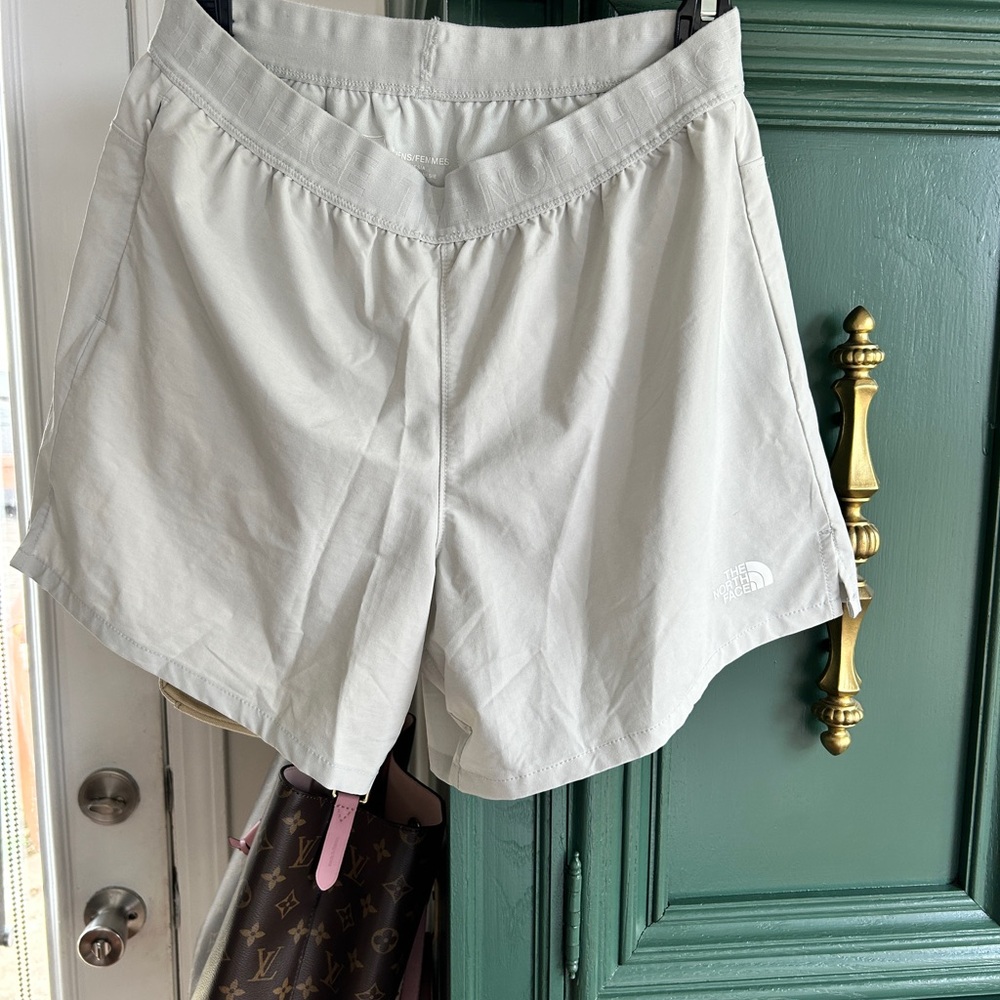 The North Face Women's Light Gray Athletic Shorts